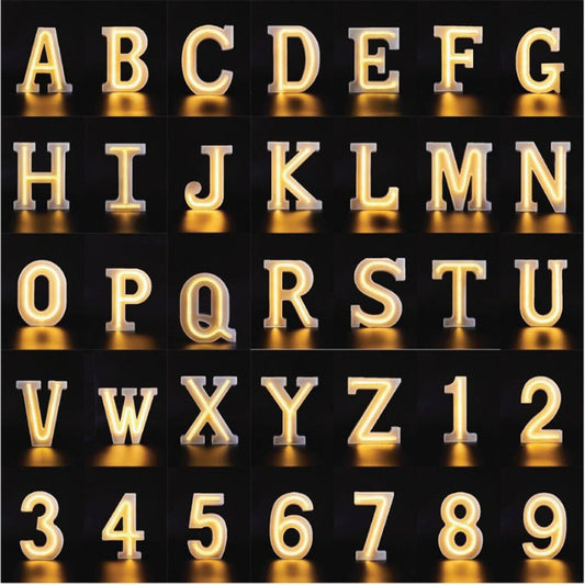 Alphanumeric Neon Light