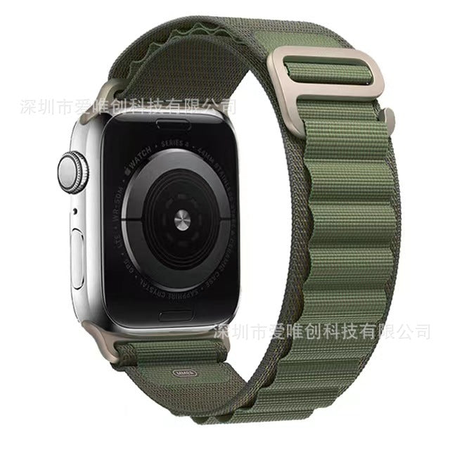 Alpine loop nylon watch strap