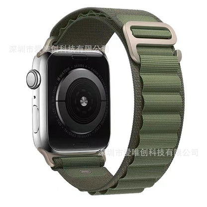 Alpine loop nylon watch strap