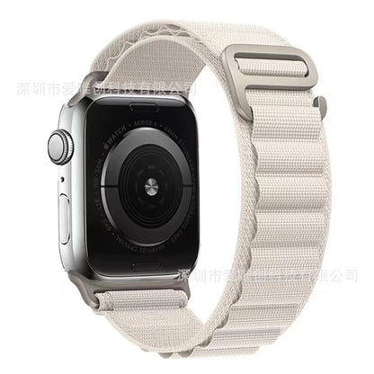 Alpine loop nylon watch strap