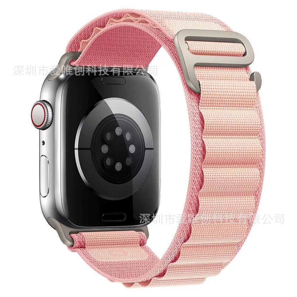 Alpine loop nylon watch strap