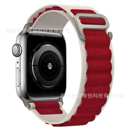Alpine loop nylon watch strap