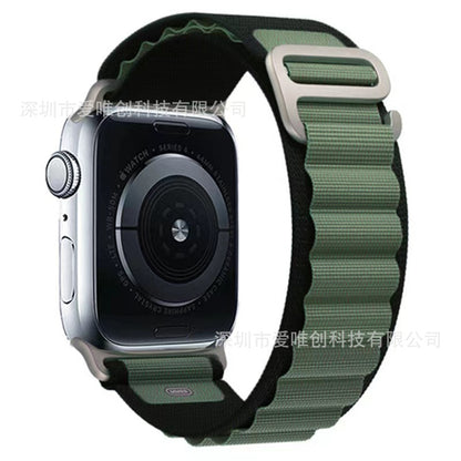 Alpine loop nylon watch strap