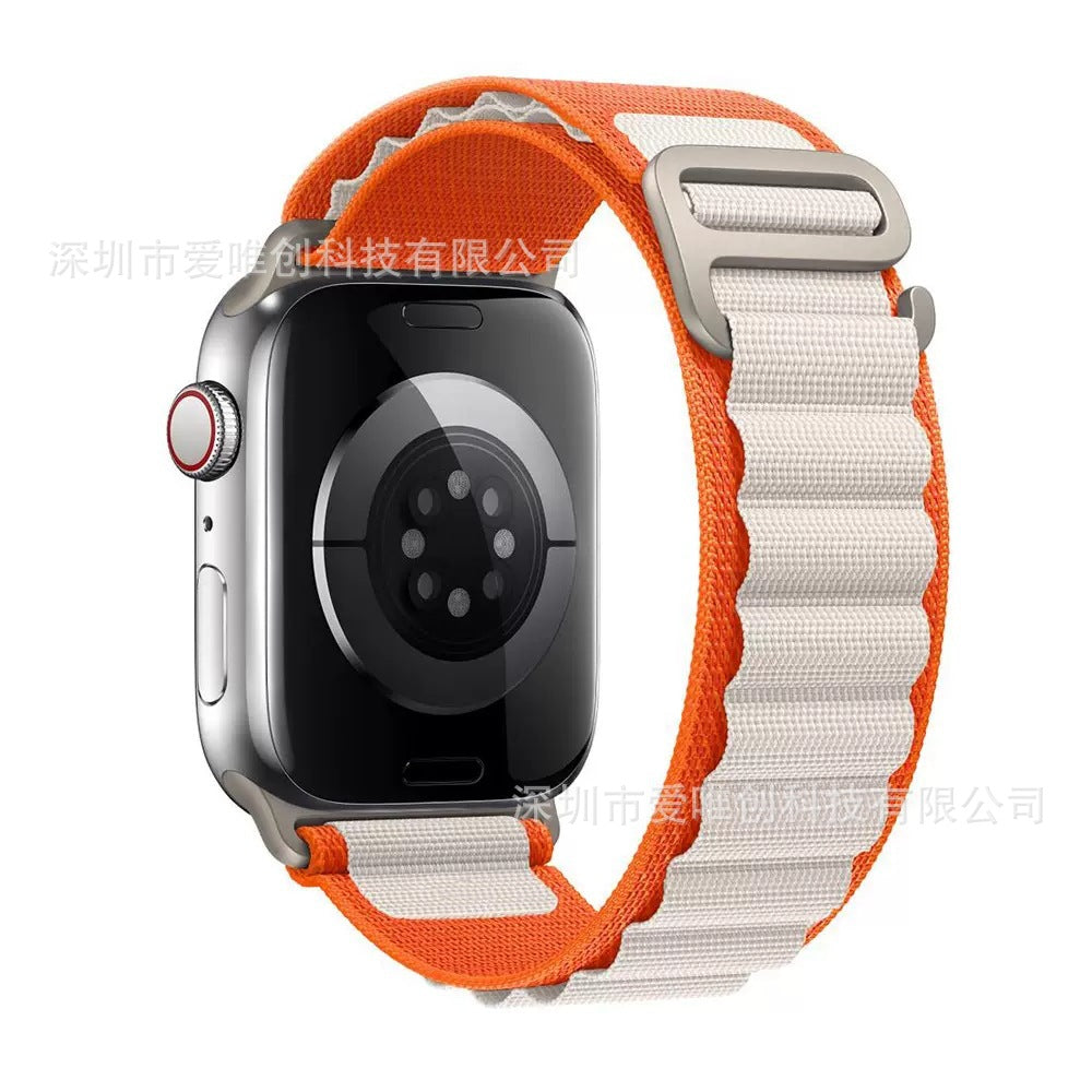 Alpine loop nylon watch strap