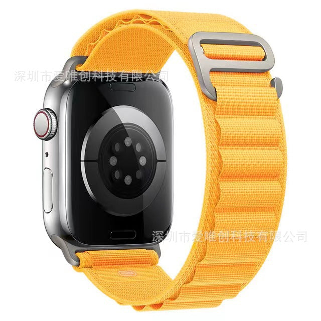 Alpine loop nylon watch strap