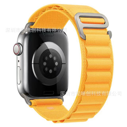 Alpine loop nylon watch strap