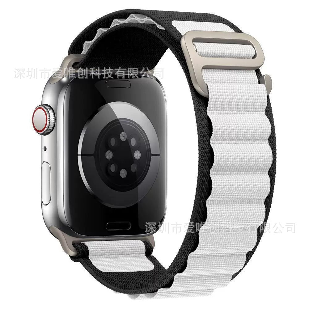 Alpine loop nylon watch strap