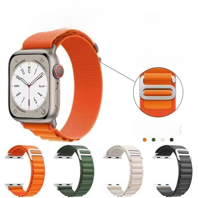 Alpine loop nylon watch strap