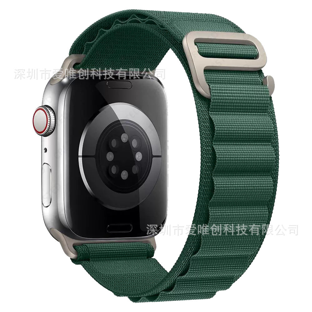 Alpine loop nylon watch strap
