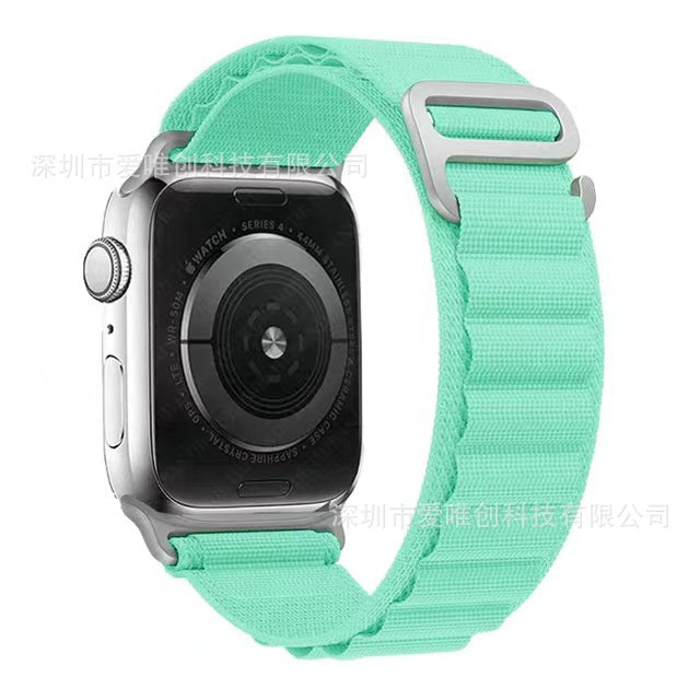Alpine loop nylon watch strap