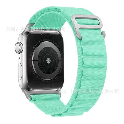 Alpine loop nylon watch strap