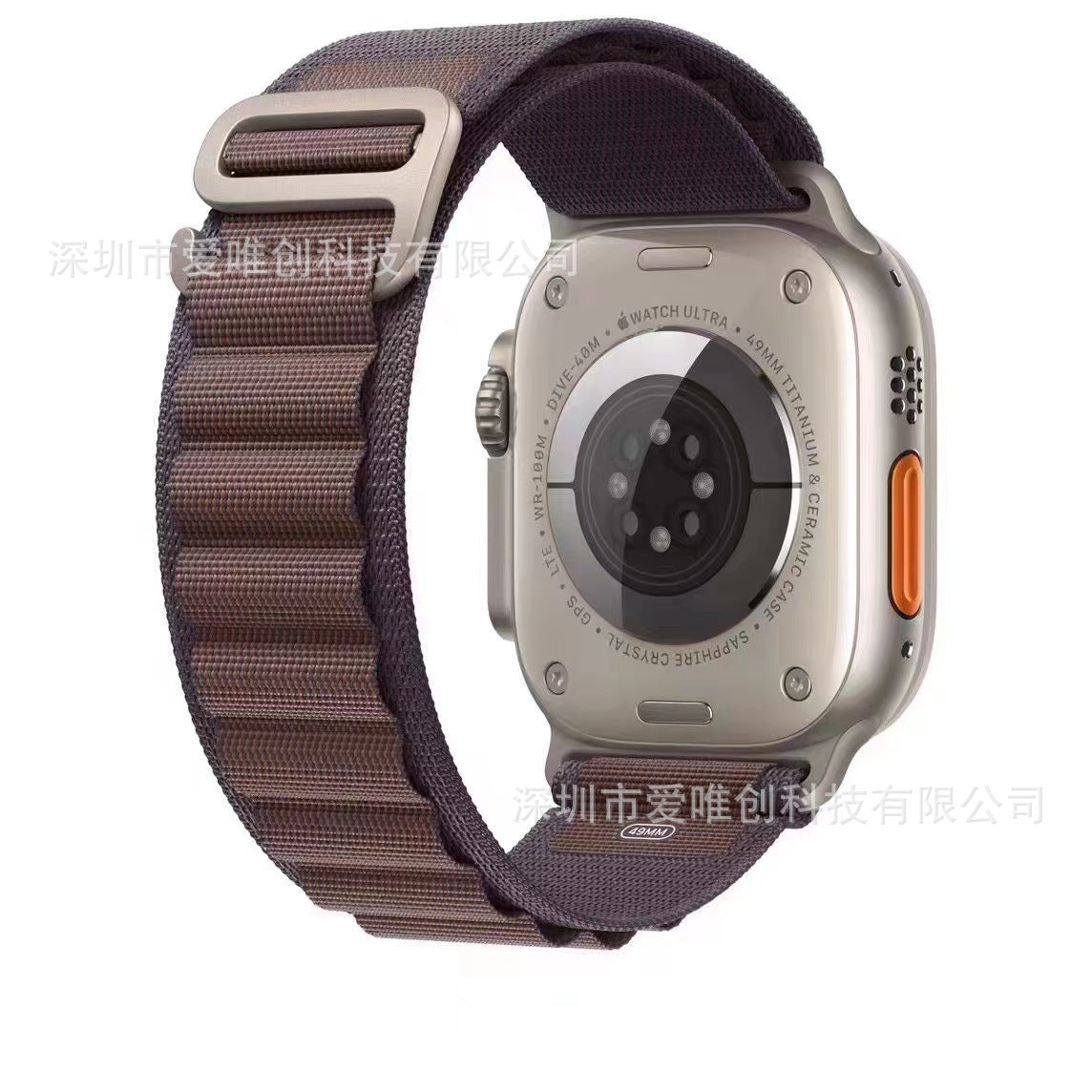 Alpine loop nylon watch strap