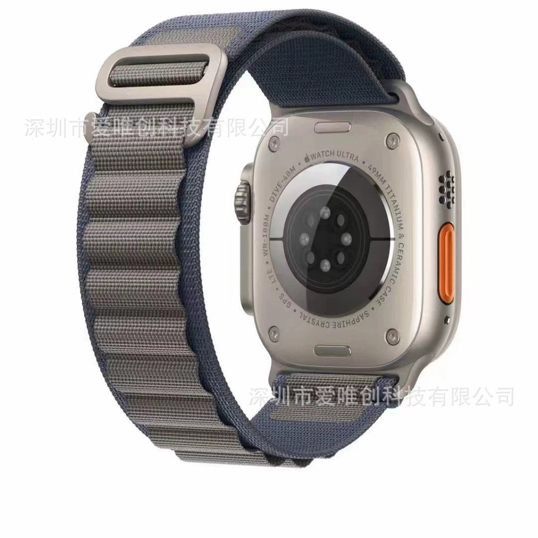 Alpine loop nylon watch strap