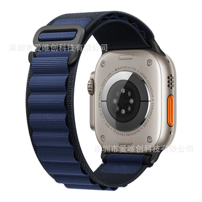 Alpine loop nylon watch strap