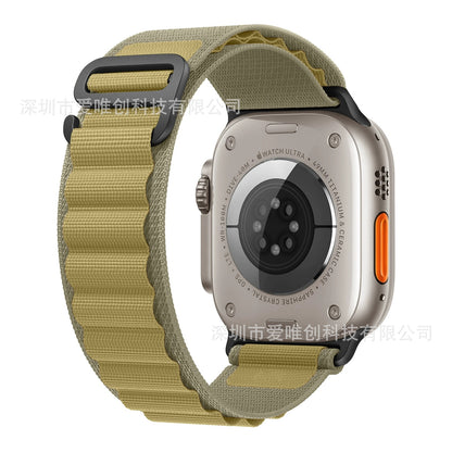 Alpine loop nylon watch strap