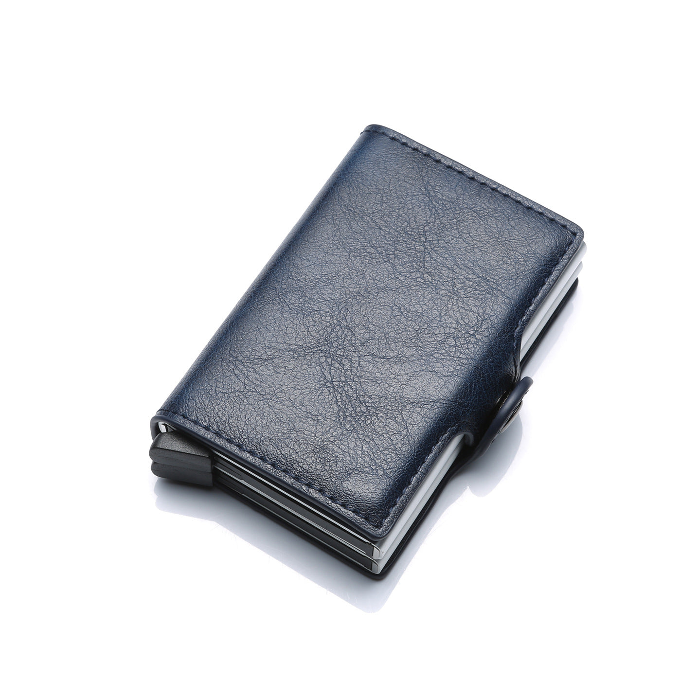 Aluminum alloy automatic locking wallet