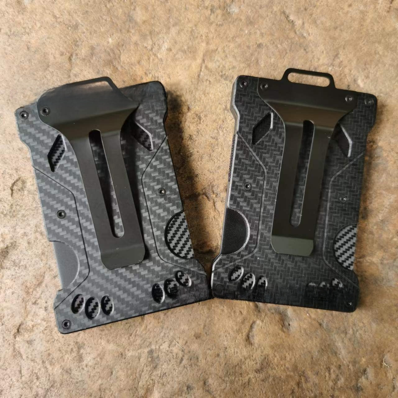 Aluminum alloy business card holder