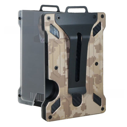 Aluminum alloy business card holder
