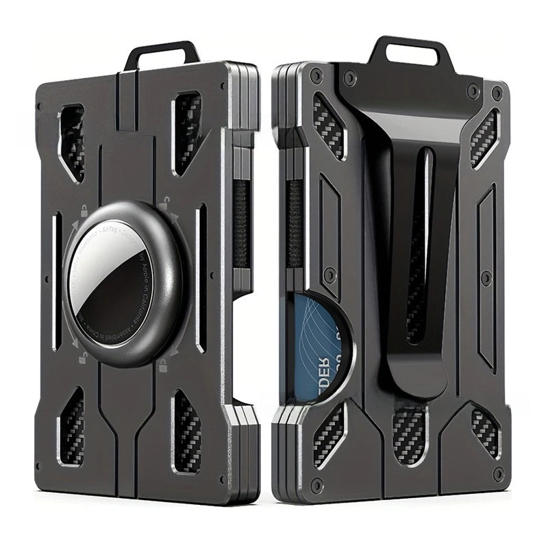 Aluminum alloy business card holder