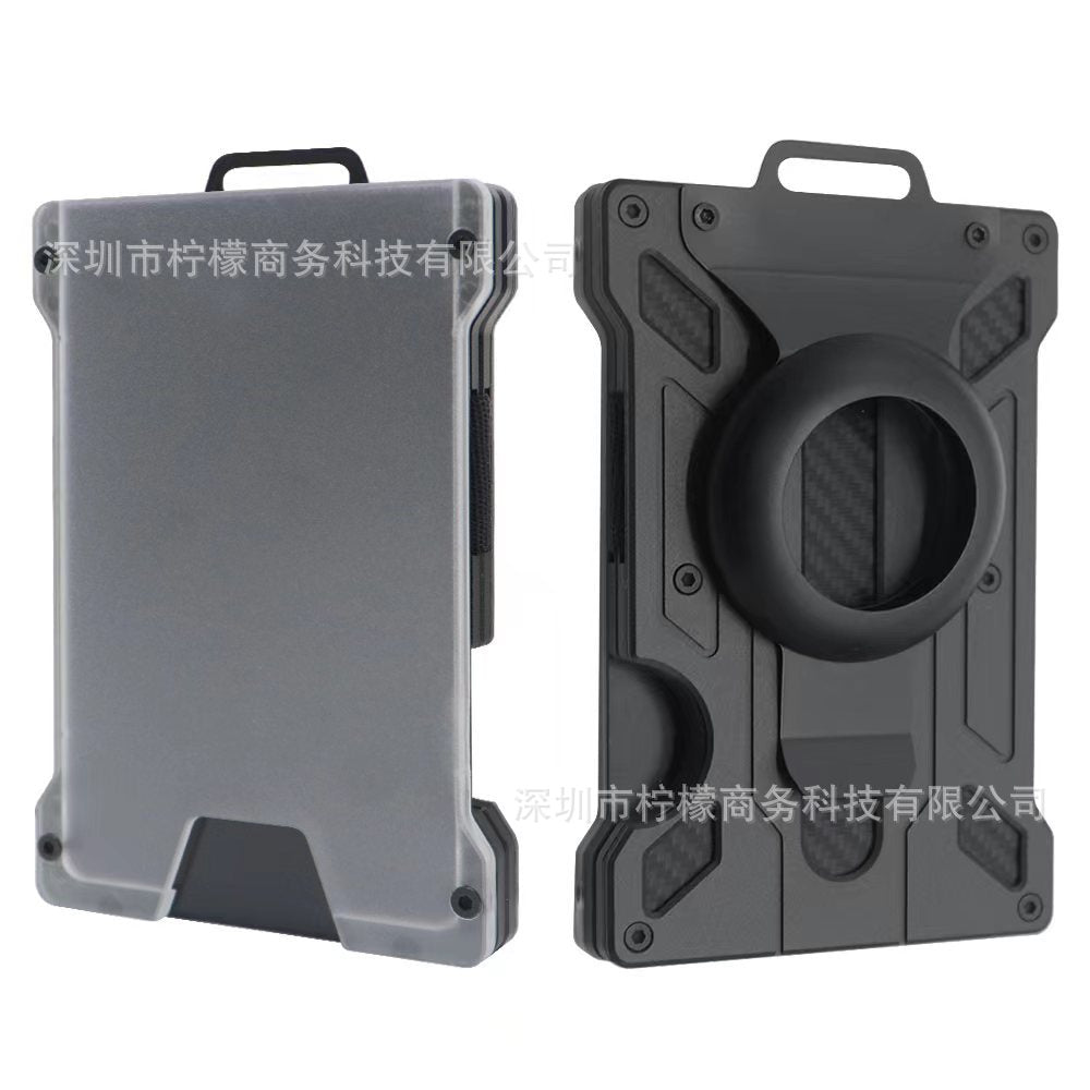 Aluminum alloy business card holder