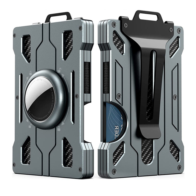 Aluminum alloy business card holder