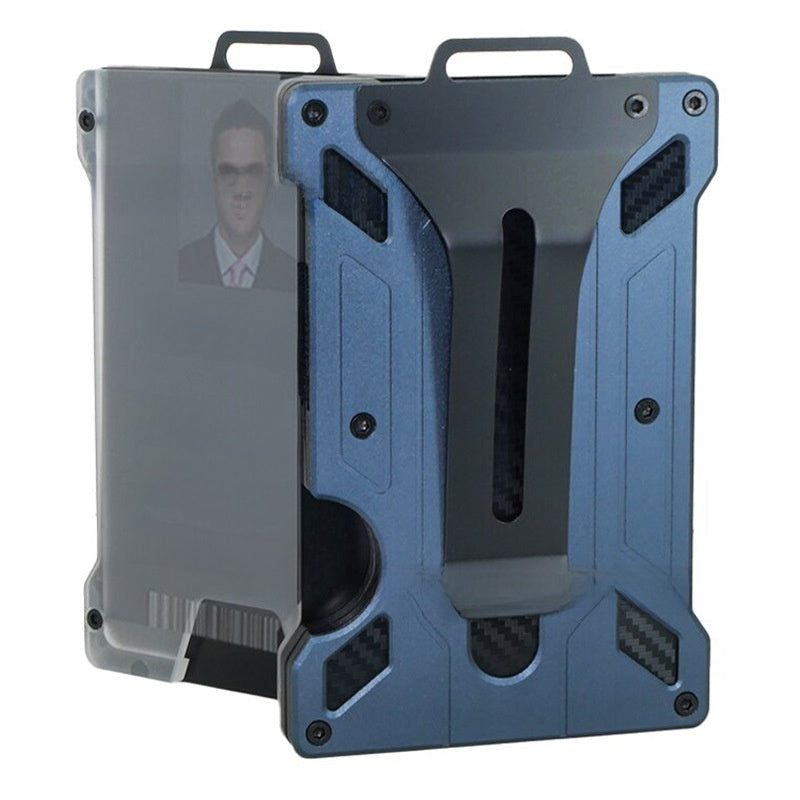 Aluminum alloy business card holder