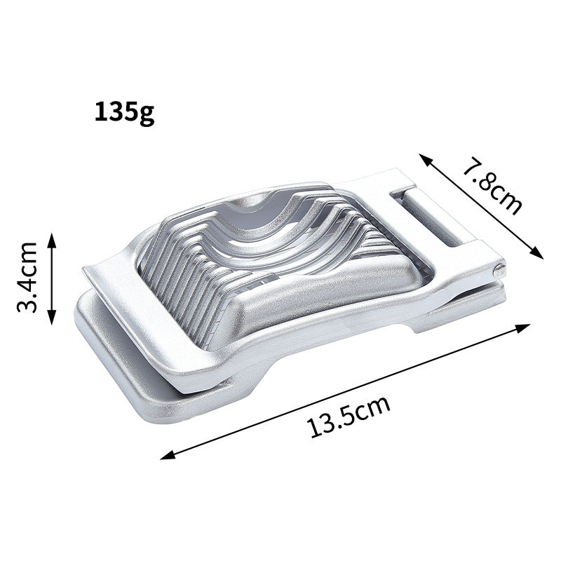 Aluminum Alloy Egg Slicer Multifunctional Ham Slicer for Kitchen