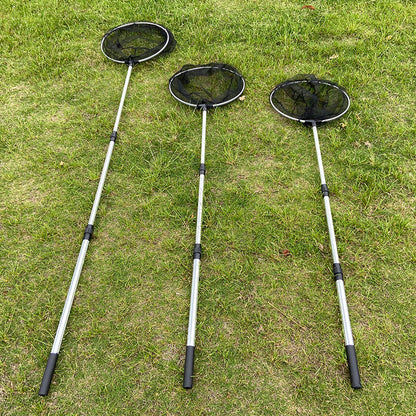 Aluminum alloy folding three-section fishing net