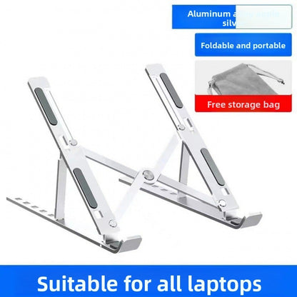 Aluminum alloy laptop computer stand
