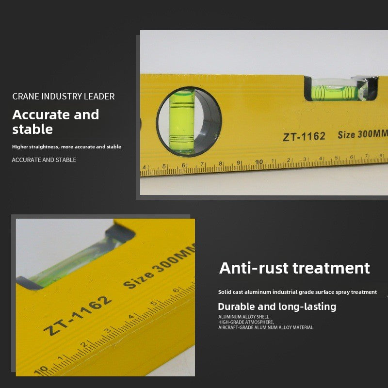 Aluminum Alloy Level Ruler with Magnetic Base