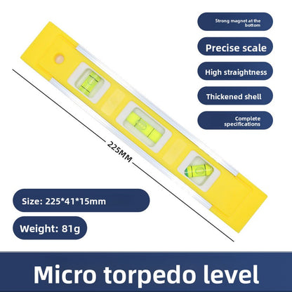 Aluminum Alloy Level Ruler with Magnetic Base