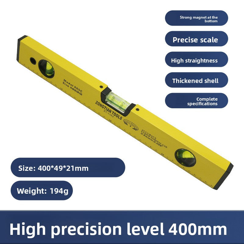 Aluminum Alloy Level Ruler with Magnetic Base