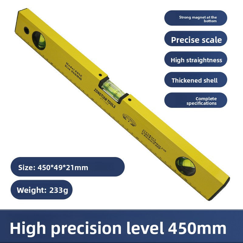 Aluminum Alloy Level Ruler with Magnetic Base