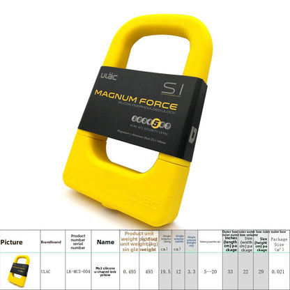 Aluminum alloy lock, waterproof and anti-collision car lock