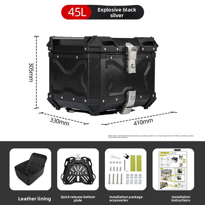 Aluminum Alloy Motorcycle Tail Box Storage