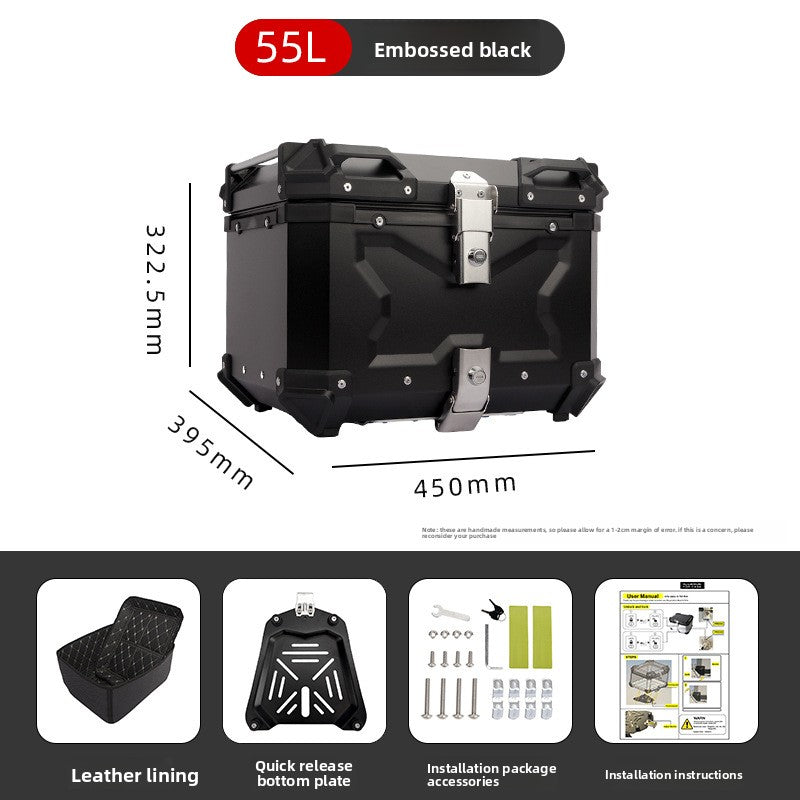 Aluminum Alloy Motorcycle Tail Box Storage