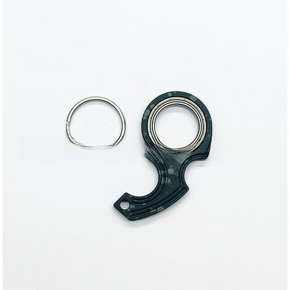 Aluminum Alloy Rotating Keychain Spinner for Stress Relief
