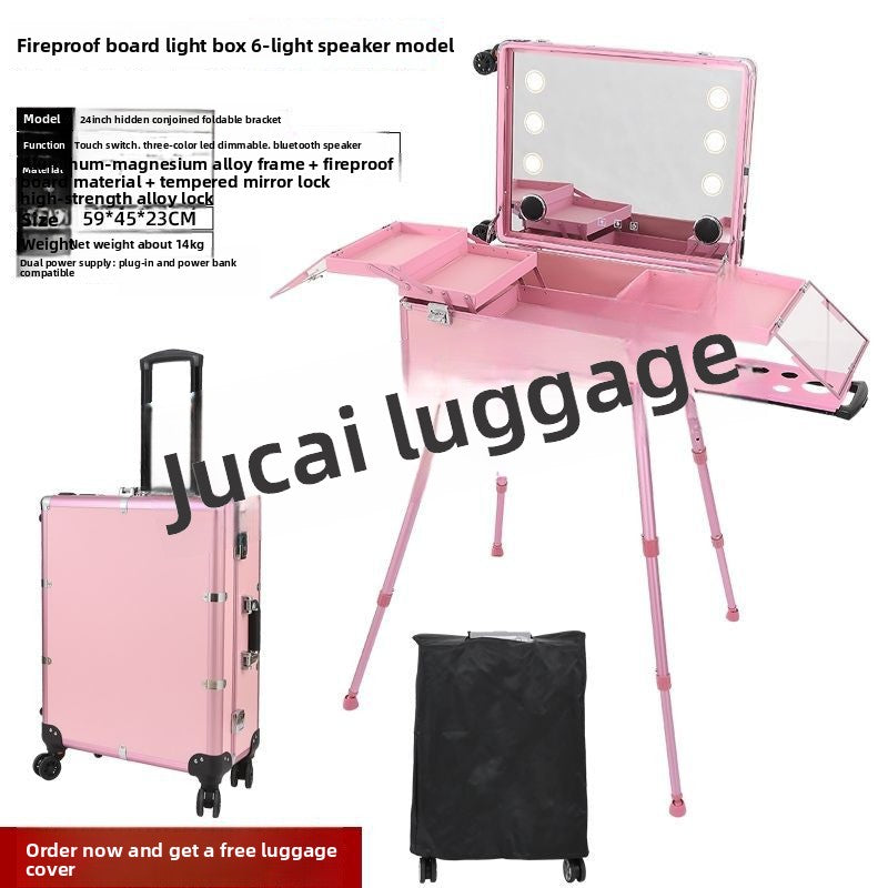Aluminum Alloy Specialized Touch-up Artist Cosmetic Case