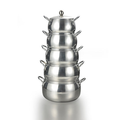Aluminum Cookware Set 16-28cm Non-Stick Soup Pots