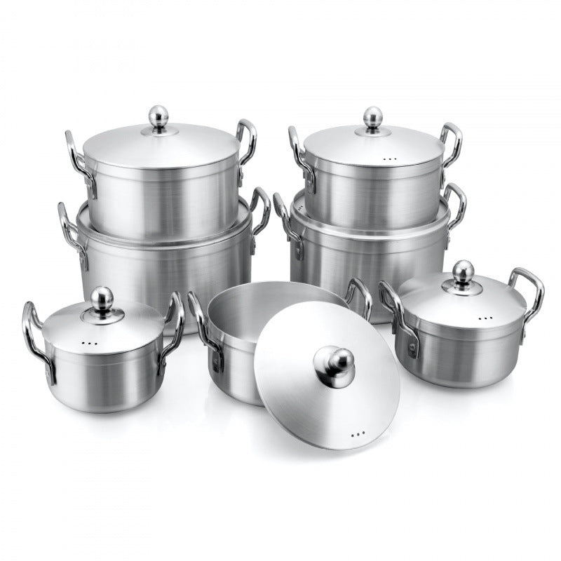Aluminum Cookware Set 16-28cm Non-Stick Soup Pots