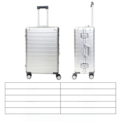 Aluminum-frame suitcase