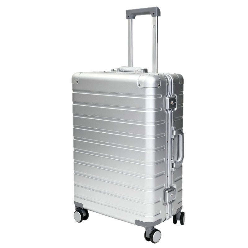 Aluminum-frame suitcase