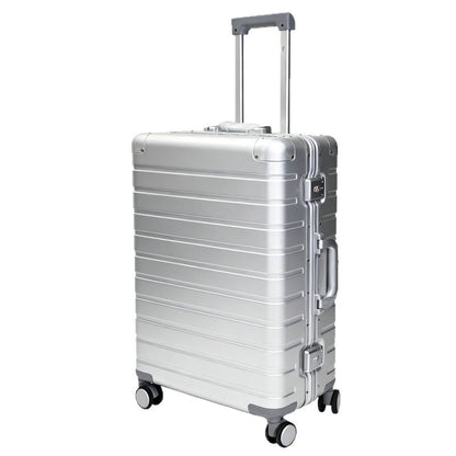 Aluminum-frame suitcase