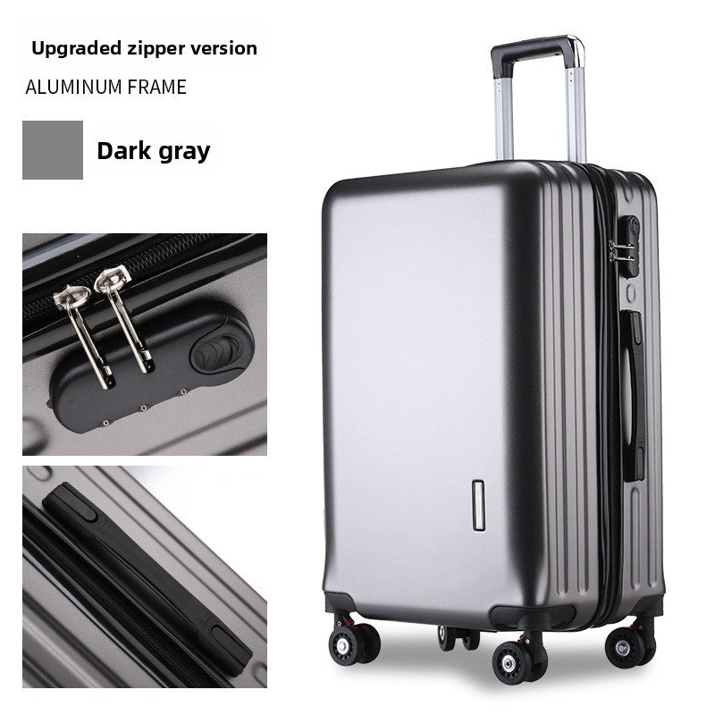 Aluminum Frame Travel Suitcase with USB Charging Port