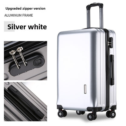 Aluminum Frame Travel Suitcase with USB Charging Port