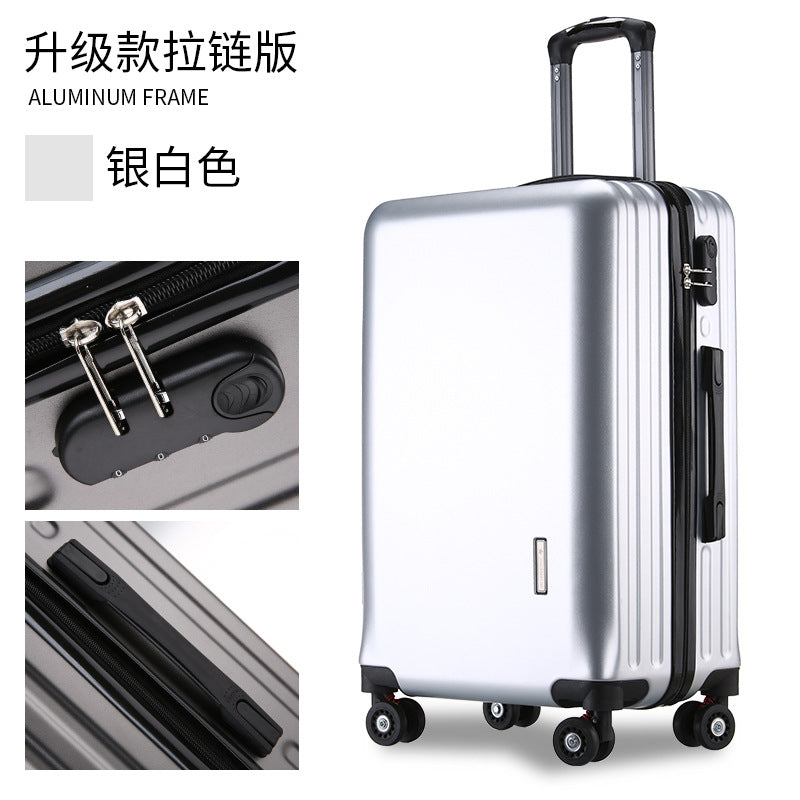 Aluminum Frame Travel Suitcase with USB Charging Port