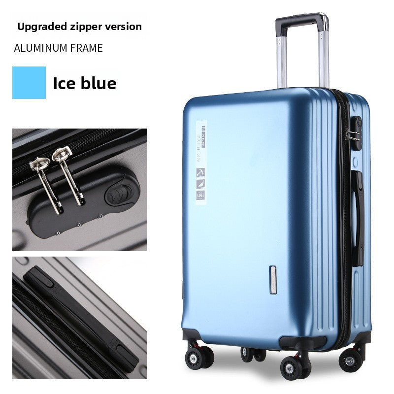 Aluminum Frame Travel Suitcase with USB Charging Port
