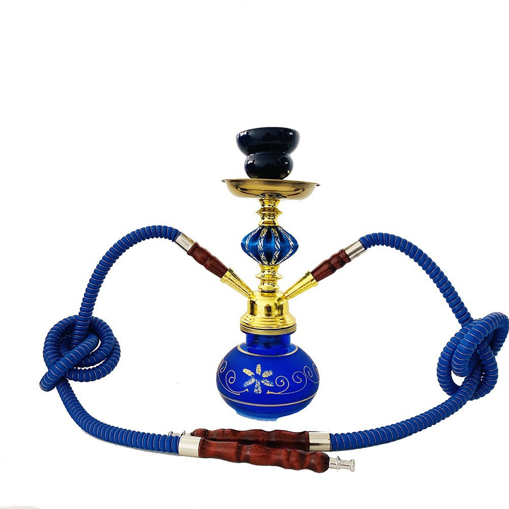 Aluminum Hookah Set with Glass Base