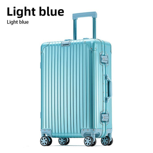 Aluminum-Magnesium Alloy Carry-On Suitcase with TSA Lock