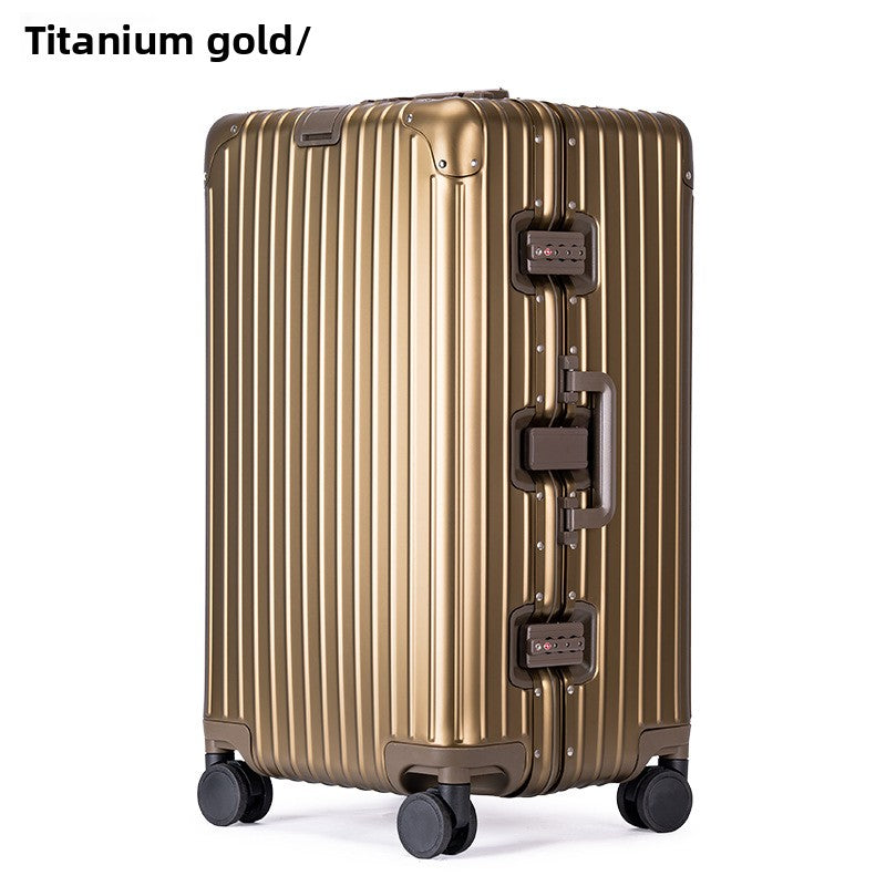 Aluminum Magnesium Alloy Suitcase with TSA Lock